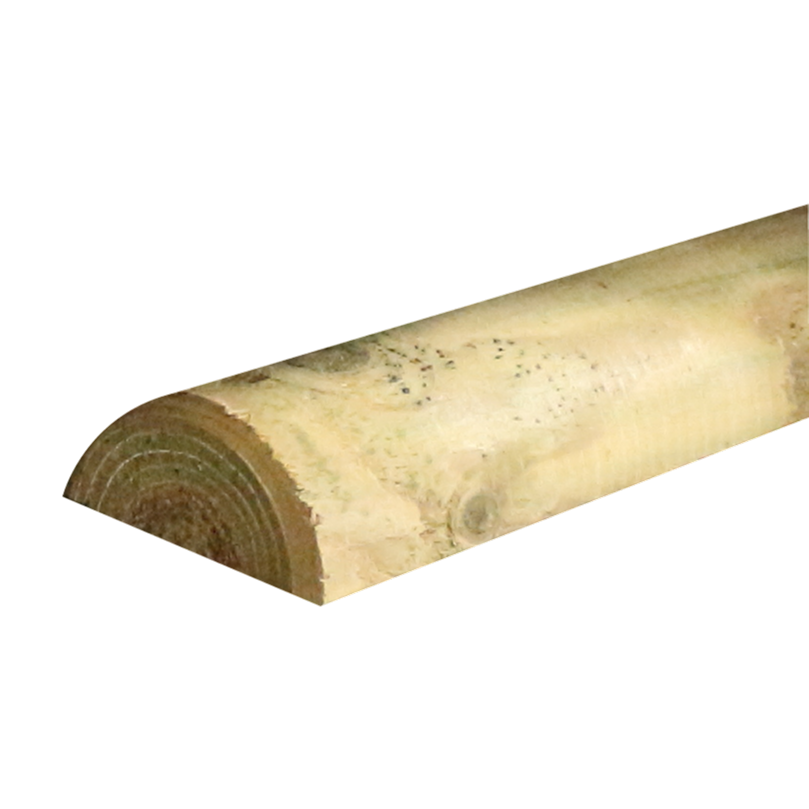 Demi-rondin Non-chanfreiné