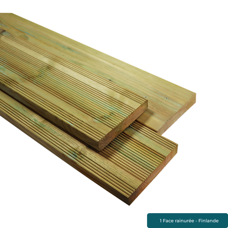 Terrasse pin du nord 27x145